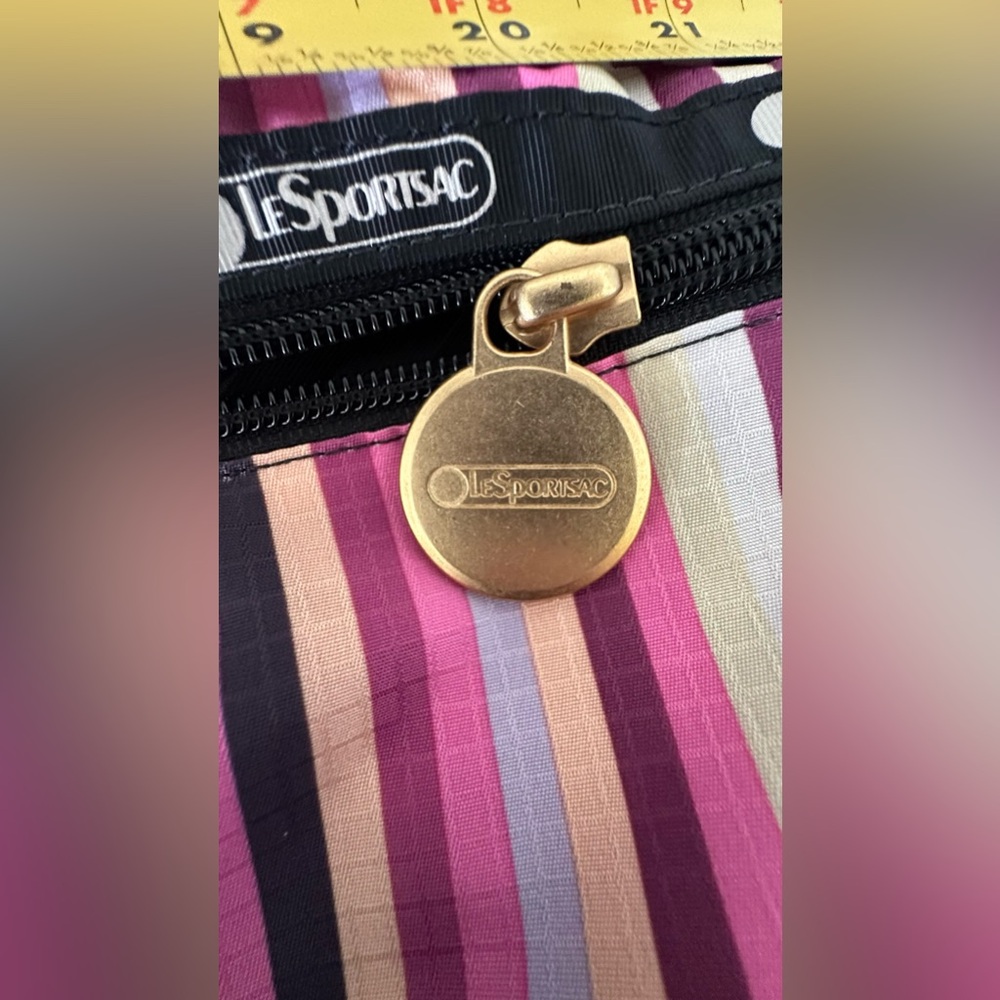 Lesportsac Carlin Foldable Striped Tote Bag - Picture 5 of 16
